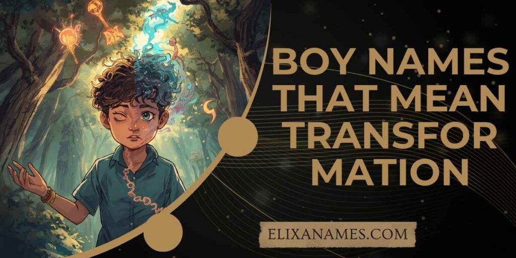 Boy Names That Mean Transformation