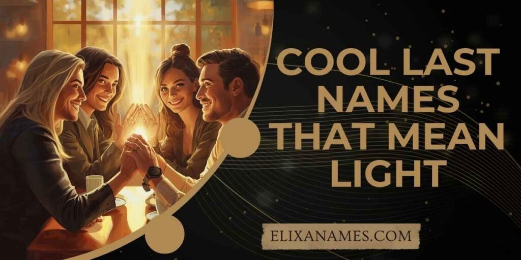 Cool Last Names That Mean Light