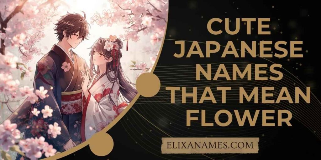 Cute Japanese Names That Mean Flower