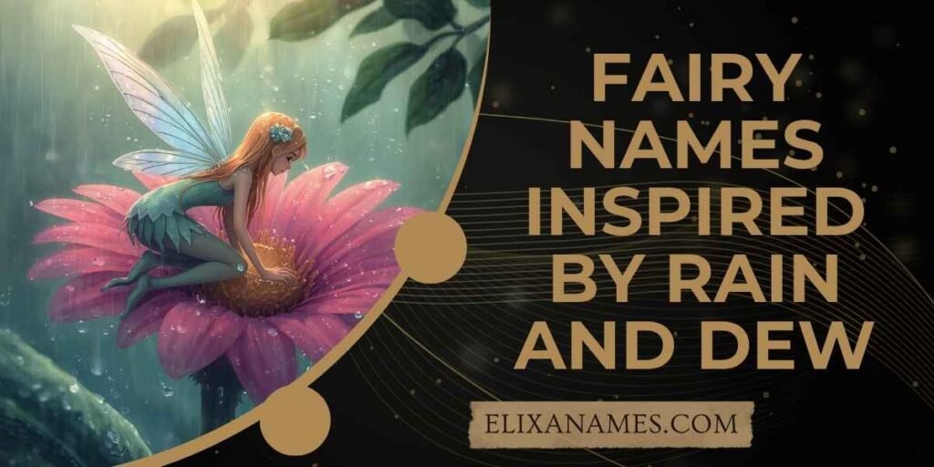 Fairy Names Inspired by Rain and Dew