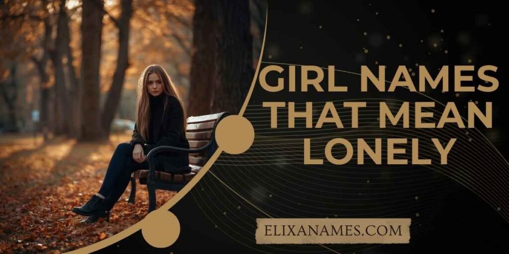 Girl Names That Mean Lonely