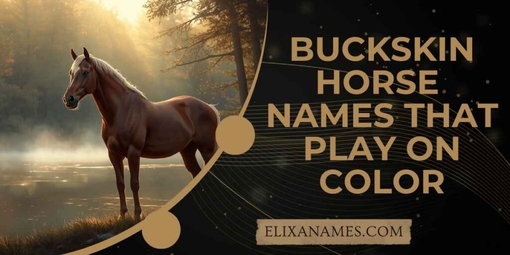 Buckskin Horse Names That Play on Color