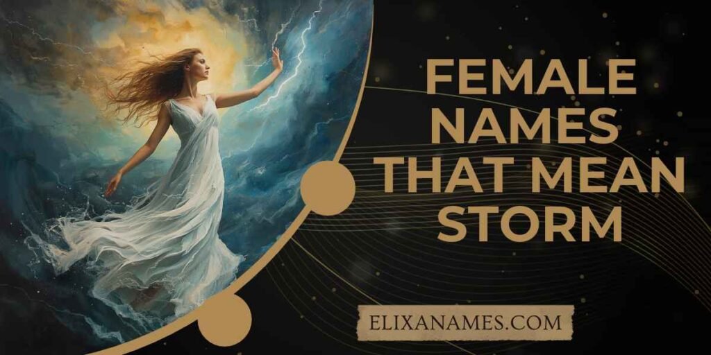 Female Names That Mean Storm