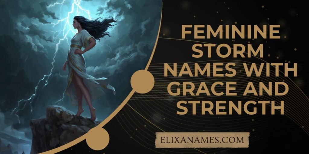 Feminine Storm Names with Grace and Strength
