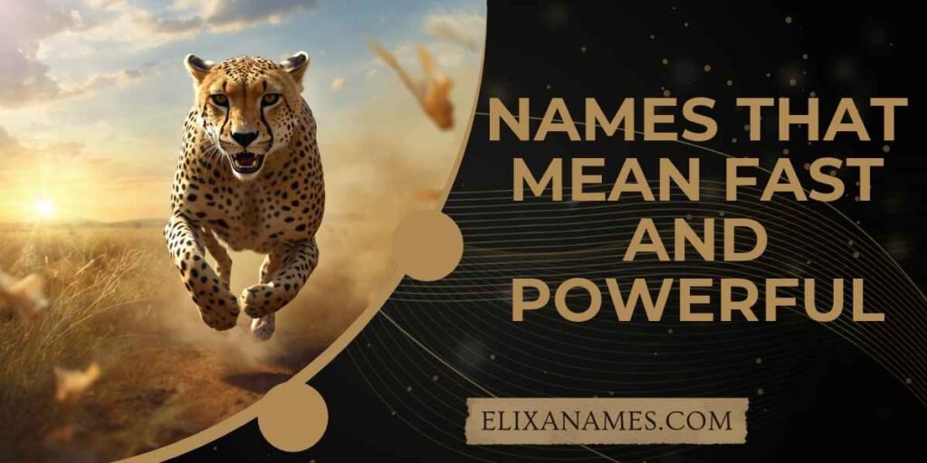 Names That Mean Fast and Powerful