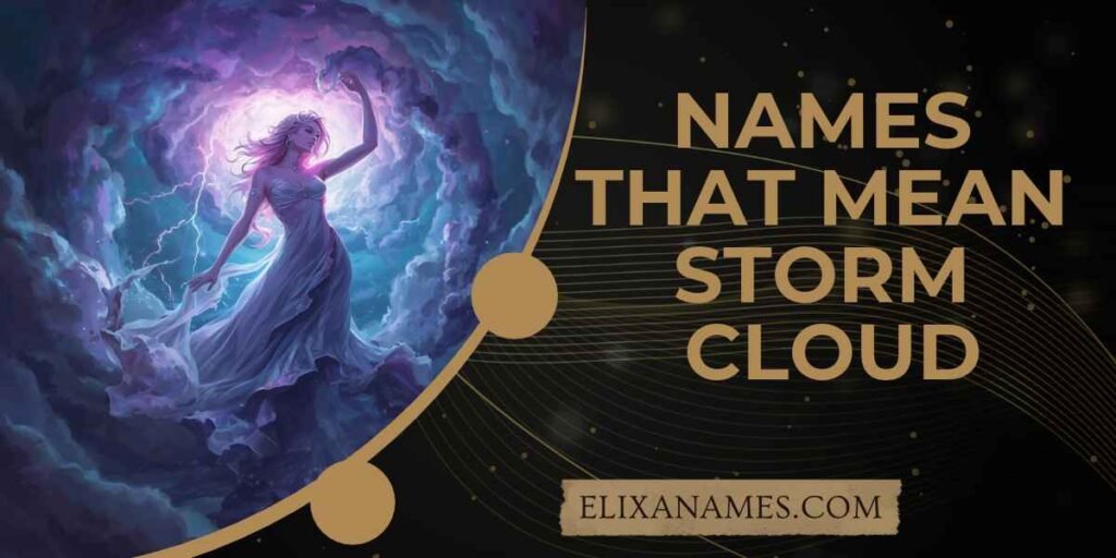 Names That Mean Storm Cloud