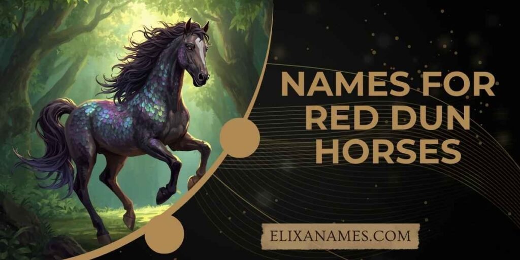 Names for Red Dun Horses