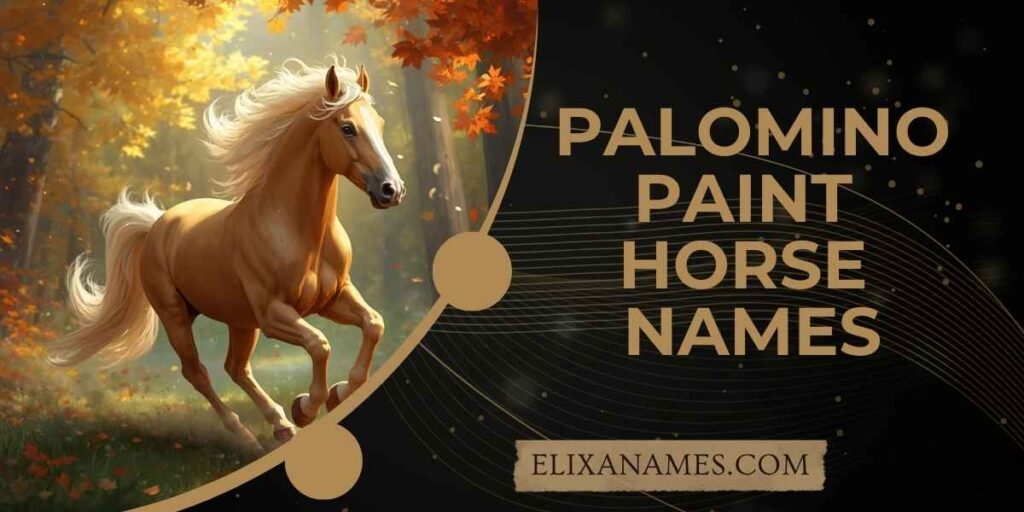 Palomino Paint Horse Names