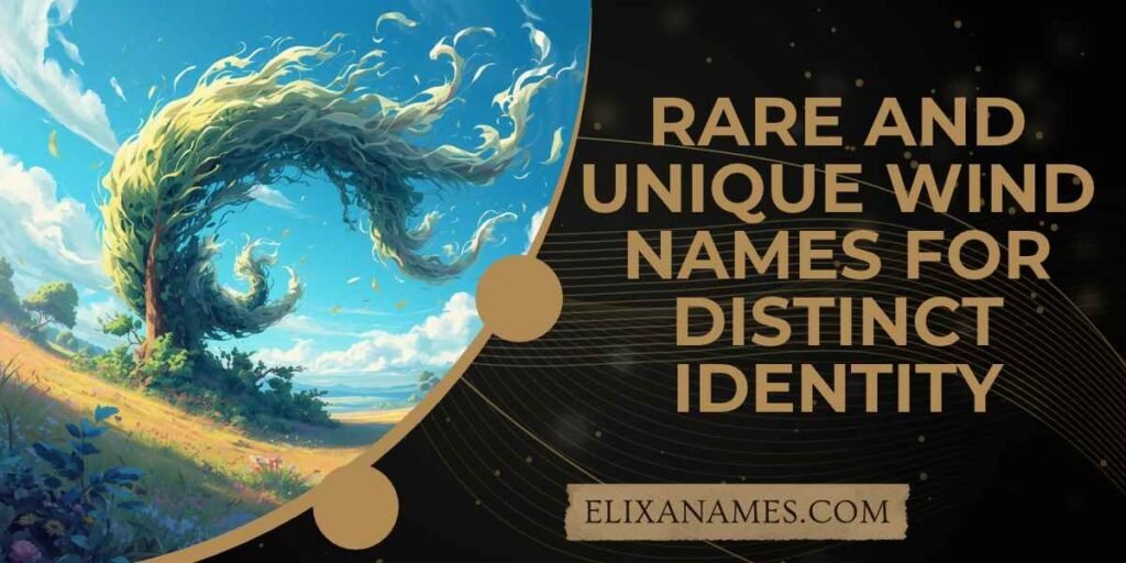 Rare and Unique Wind Names for Distinct Identity