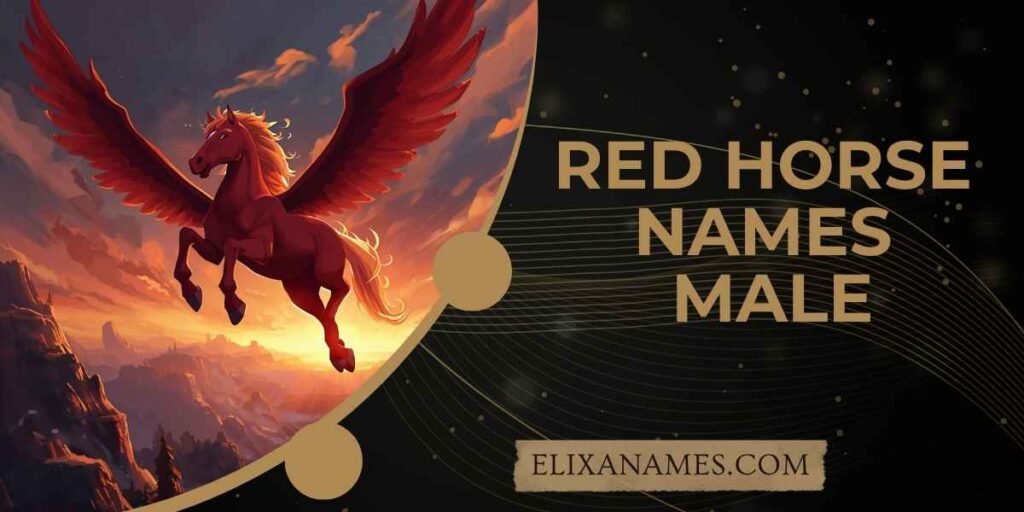 Red Horse Names Male