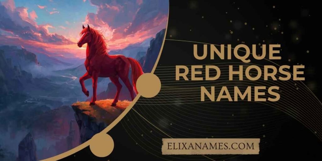 Unique Red Horse Names