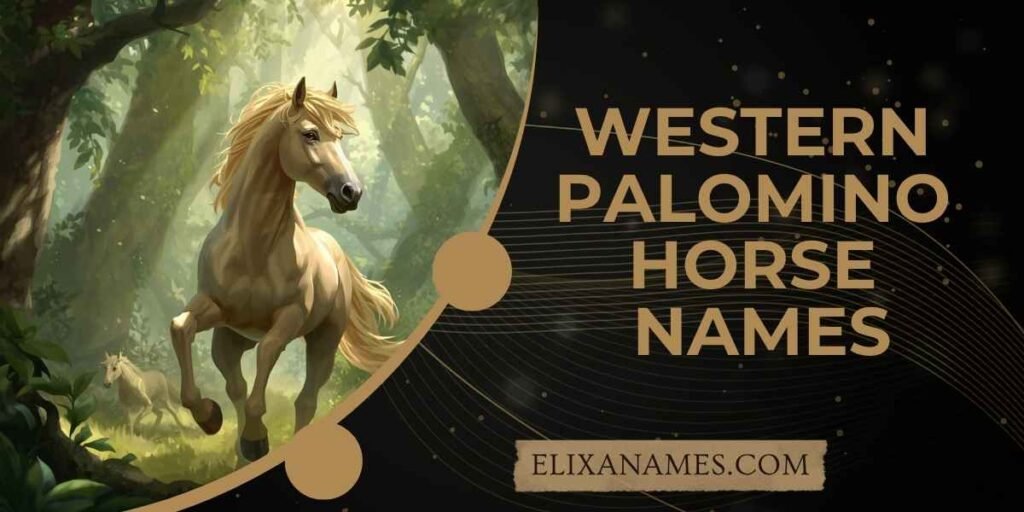 Western Palomino Horse Names