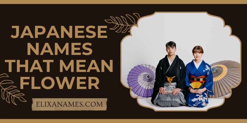 Japanese Names That Mean Flower