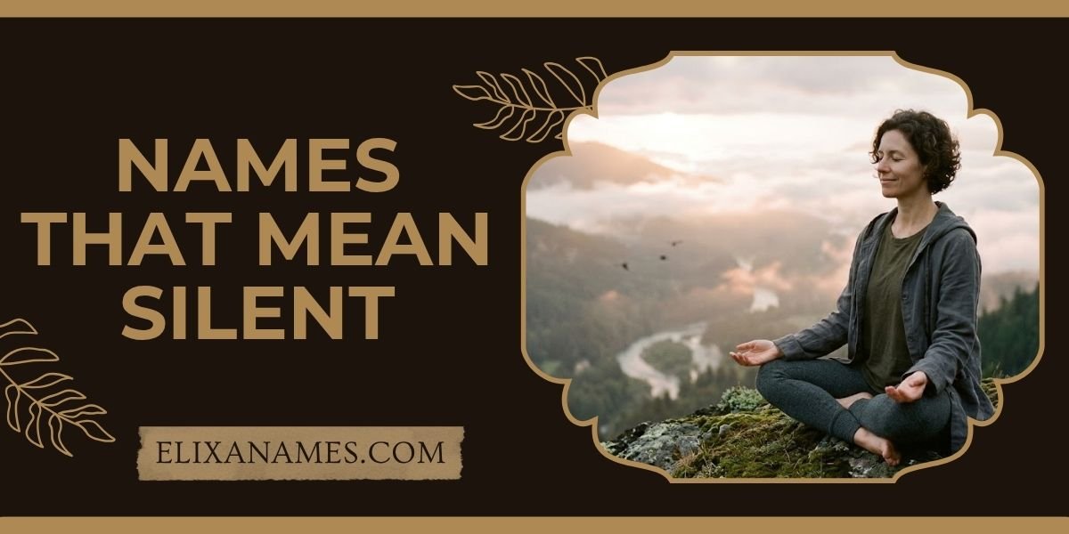 Names That Mean Silent